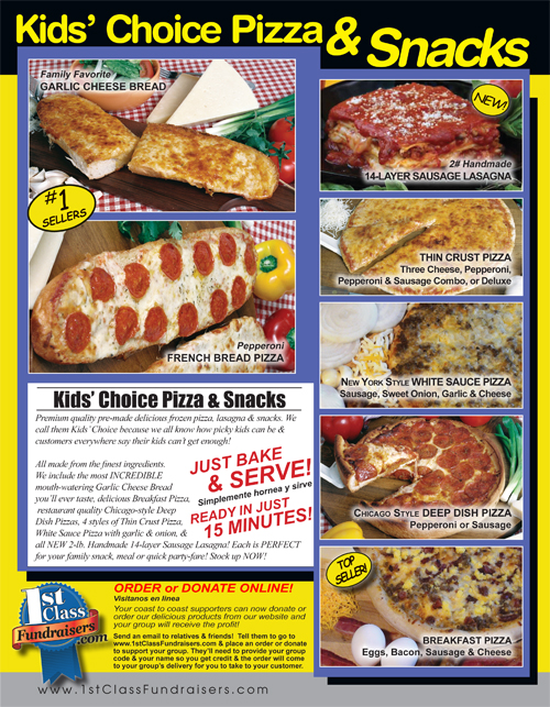 Kid's Choice Pizza & Snacks